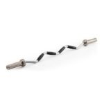 York Fitness Olympic Curl Bar with Rubber Grip 32030