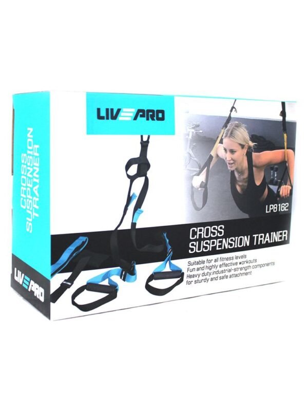 LivePro Cross Suspension Trainer LP8162 | Black/Blue