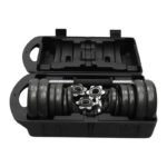 Gainmotion Chrome Dumbbell Set with Carry Case 20 Kg