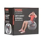York Fitness Anti-Burst Gym Ball 65 cm with pump Red - view 2