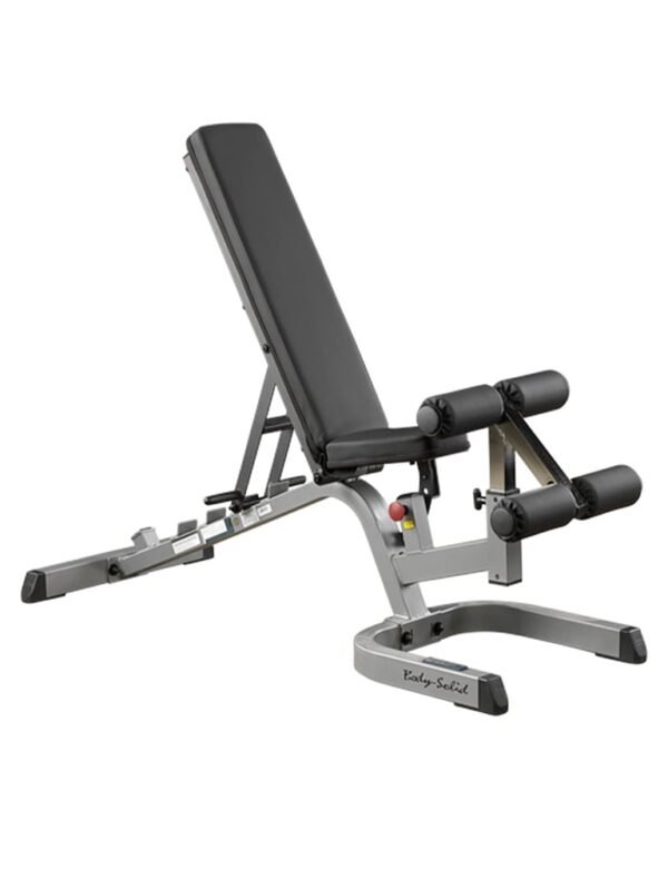 Body Solid Commercial Flat/Inc/Dec Bench, 2 Feet x 3 Inch GFID71