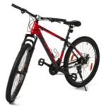 TI Cycles Roadeo Hardliner 7 x 3 Disc 27.5 Inch Bike, Neon Red/Black with Neon Red Graphics