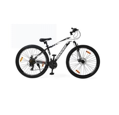 TI Cycles Roadeo Hardliner 7 x 3 Disc Bike, 29 Inch, White/Black with Neon Red