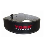 York Fitness 6 Inch Leather Padded Belt 60222-L