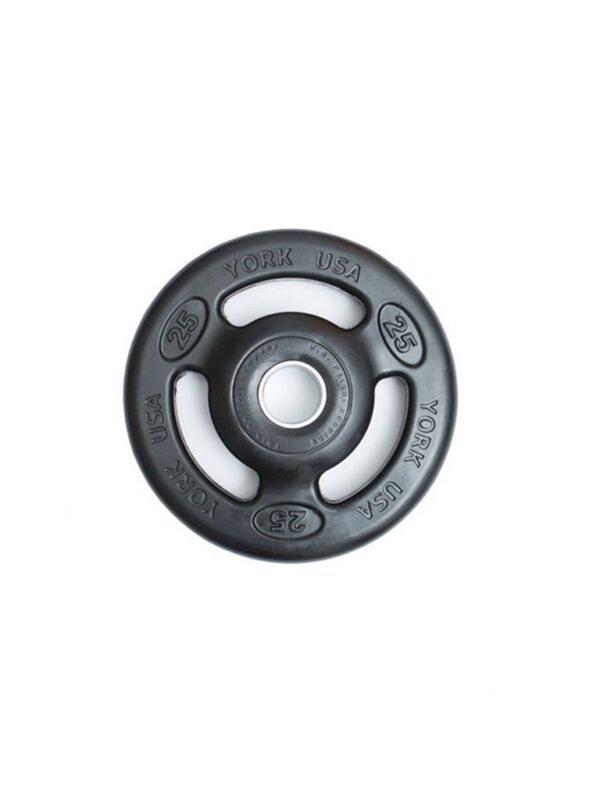 York Fitness Weight Plate 25LB Rubber ISO-Grip 29023
