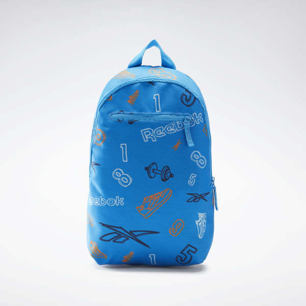 Reebok Kids All Over Print Small Backpack Blue GG6664