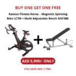 Buy One Get One Free Kaesun Fitness Korea – Magnetic Spinning Bike LC7M + Multi Adjustable Bench NXF306
