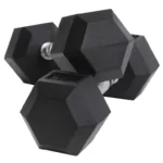 Axox Hex Rubber Coated Dumbbell | 2.5 to 25 Kg | Pair W03CB015-25K - view 5