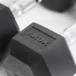 Axox Hex Rubber Coated Dumbbell | 2.5 to 25 Kg | Pair W03CB015-25K - view 4
