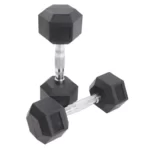 Axox Hex Rubber Coated Dumbbell | 2.5 to 25 Kg | Pair W03CB015-25K - view 3