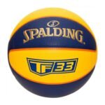 Spalding TF-33 Gold - Yellow/Blue Composite Basketball Size 6 SN76862Z