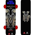 Winmax Skateboard for Professionals and Beginners, 8 Ply Deck, 50 x 36 mm PU Wheel WME71867