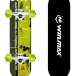 Winmax Skateboard Deck for Beginners and Adults, 9 Ply 31 x 8 Inch, 50 x 36 mm PU Wheel WME71973