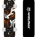 Winmax Skateboard for Beginner and Adults, 9 Ply Maple Deck, 31 x 8 Inch WME75162