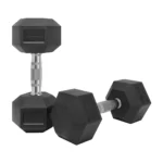 1441 Fitness Rubber Hex Dumbbells 2.5 kg - 50 kg Sold as Pairs