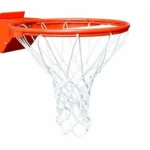 KnightShot 45cm Basketball Ring with Beige White Net