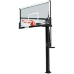 Life Time BB Mammoth Bolt Down Basketball Hoop, Tempered Glass, 72 x 42 x 2 Inch
