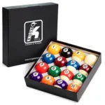 KnightShot Billiard Ball Grade AAA Set 57mm 2-1/4″ | Black Box w/ KS Logo
