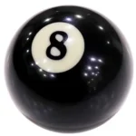 KnightShot Billiard Ball No. 8 57 mm