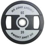 KnightShot CPU Weight Plate Grey-Black | Pair-20 Kg-Grey/Black