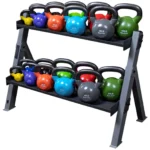 Dual Dumbbell And Kettlebell Rack p2