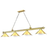 KnightShot Glossy Gold Lamp Pool Lights - 4 Shades | Tube Dia 38mm