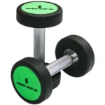 KnightShot PEV Dumbbell + Cast Iron Green-Black | Pair-5 Kg-Green/Black