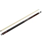 KnightShot Pool Cue KSP6 Quick Release Joint  A2 Birdseye Maple &Polyboard Carved With Decal  Leather Grip 2pc
