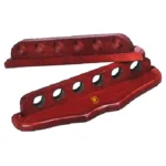 KnightShot Wall Cue Rack | 6 Cues | Mahogany