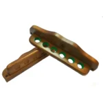 KnightShot Wall Cue Rack | 6 Cues | Oak