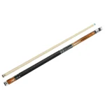 KnightShot Pool Cue KSP3 Quick Release Joint | A2 Birdseye Maple & Polyboard Carved With Decal | Leather Grip | 2pc