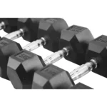 Axox Hex Rubber Coated Dumbbell Set 1 - 10 KG - view 2