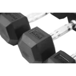 Axox Hex Rubber Coated Dumbbell Set 1 - 10 KG - view 3