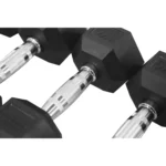 Axox Hex Rubber Coated Dumbbell Set 1 - 10 KG - view 4