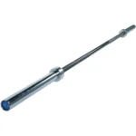 Axox Olympic Bar Black Grip With Silver Sleeves 220cm