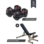 Bowflex SelectTech 5 - 52 lb. Dumbbells + Heavy Duty FID Bench