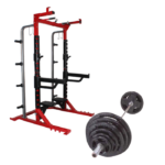 Gainmotion 3 in 1 Combo (Half Rack + Weight Plates Set + Bar)