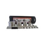 Gainmotion Chrome Dumbbell and Barbell Set with Carry Case 50 Kg