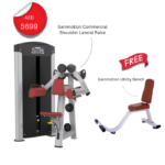 Gainmotion Combo Offer Commercial Shoulder Lateral Raise with FREE commercial Utility Bench