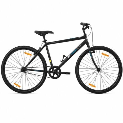 TI Mach City iBike 700C Black Single Speed City Bicycle