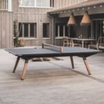 Cornilleau Origin Outdoor Convertible Ping Pong Table - Black Panel with White Lines - view 6