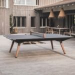 Cornilleau Origin Outdoor Convertible Ping Pong Table - Black Stone Decoration Panel - view 6