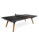 Cornilleau Origin Outdoor Convertible Ping Pong Table - Black Panel with White Lines