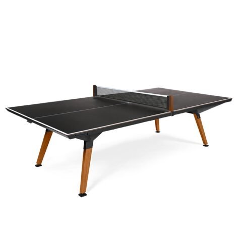 Cornilleau Origin Outdoor Convertible Ping Pong Table - Black Panel with White Lines