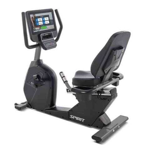 Spirit Fitness CR800ENT+ Recumbent Bike with Smart Console