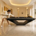 Emarald Smoke Modern Billiard Table - 8 Feet - view 5