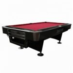 TableTurf Pinnacle Premium Slate Solid Wood Billiard Table - Black, 8 Feet