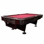 TableTurf Pinnacle Premium Slate Solid Wood Billiard Table - Brown, 9 Feet