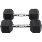 Axox Fitness Hex Rubber Coated Dumbbell Set 27.5-50 Kg - view 2