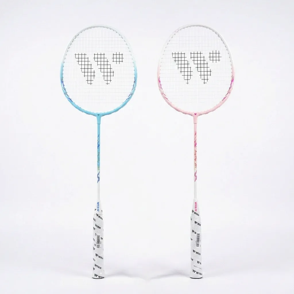 WISH Joyfly 201 Badminton Racket Set Blue/Pink - image 4
